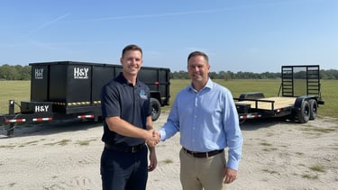 Tampa Trailer Rentals Flatbed Trailer and Dumpster Trailer