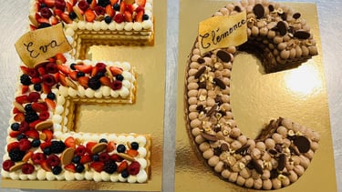 Number Cake Gâteau en chiffre Anniversaire EvenementsPatisserie Salon de thé