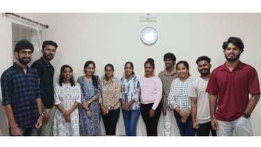 Group of interns working on innovative projects and building prototypes during internship program