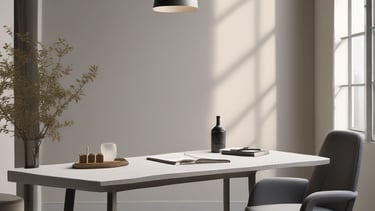 A creative meeting between brand and influencer in a stylish studio.