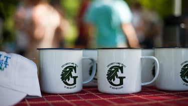 Group of Greenbelt Land Trust mugs