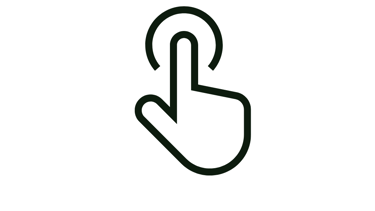 a hand holding a finger up to a finger