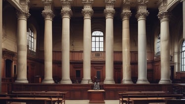 low angle view photography of a gray building