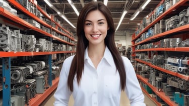 Inside a dimly lit garage, a car is parked with its hood open, suggesting it may be undergoing maintenance or repair. Various tools and auto parts are scattered around the floor. A silhouette of a person is sitting on the right, possibly working or taking a break. Sunlight streaming in from the open door casts bright light on the vehicle.
