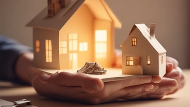 A professional lawyer consulting a family over estate planning documents