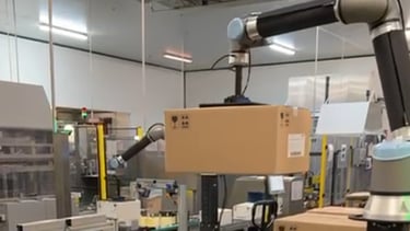 exemple d'une réalisation pour un projet de palettisation