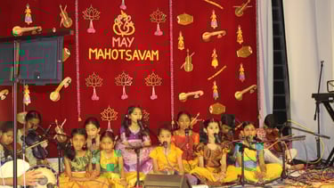 Chidren's ensemble in May Mahotsavam