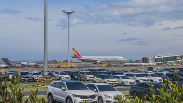 Our Taxis waiting outside the Airport to ensure on-time, smooth, and hassle-free  rides.