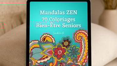 Coloriage zen 70 mandalas pour adultes - ebooks 5 euros