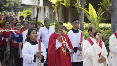 Romo Gabriel Perayaan Minggu palma 2024