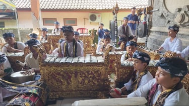 Seni tabuh dan sekaa gong, gambelan bali, tradisi bali, budaya bali, Tuka