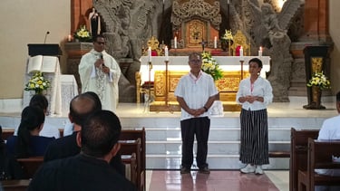 RP. Gabriel Madja, SVD Pastor Rekan Paroki Tritunggal Mahakudus Tuka Bali