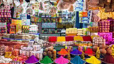 cores no mercado Crawford em Mumbai — o que fazer em Mumbai