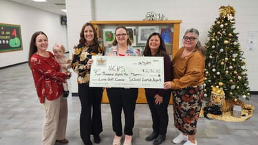 Harris County High School Check Presentation to Eliminate School Lunch Debt - 12/03/2025