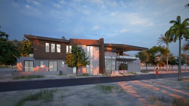 Custom home architectural visualization