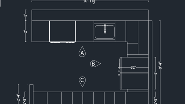 kitchen design layout plan