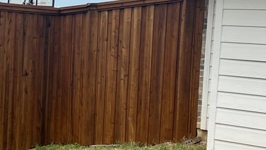 Brown Wood Fence