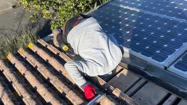 Recherche de fuite lié aux panneaux photovoltaïques