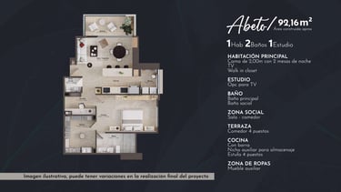 Arvore, Tipología de apartamento Abeto en Pereira