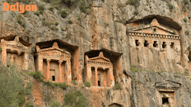 A view from Dalyan King Tombs