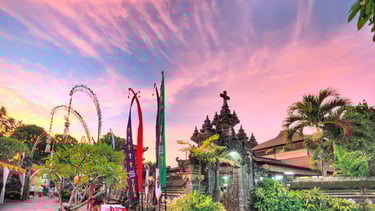 the first catholic church in bali