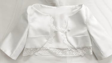 Boléro mariage Blanc Muguet