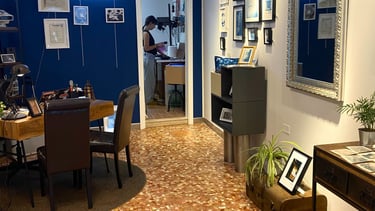 Obra terminada de diseño de interiores y gestión de proyecto en Venecia, Italia.