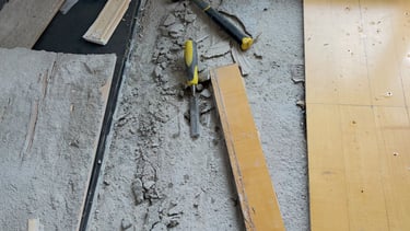 riparazione pavimento in legno 