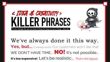 Idea Killer Phrases.