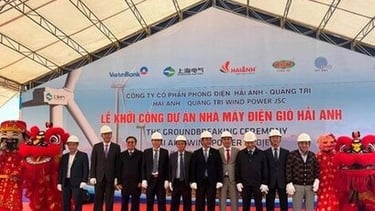 Courtesy of Shanghai Electric - The Hai Anh Wind Farm Project in Vietnam