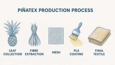  Piñatex Production Process, © 2025