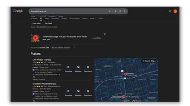 What Is Local SEO for Therapists?