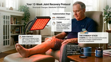 Infographic for red light therapy