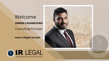 Welcome Dinesh to IR Legal