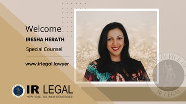 IR Legal Welcomes Iresha Herath as Special Counsel