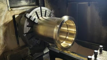 Split Bronze Sliding Bearing Bush Drawing No. 4.363818.F