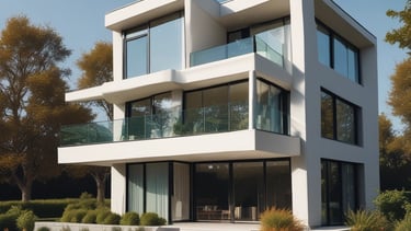 A sleek laptop displaying a vibrant, modern website homepage.