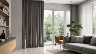 Happy business owner reviewing successful ad campaign metrics.