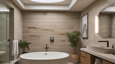 Close-up of finely detailed interior woodwork and finishes