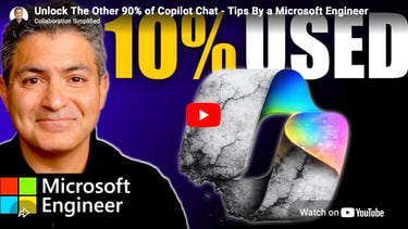 Collaboration Simplified Copilot Chat YouTube video
