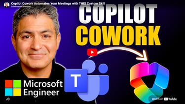 Copilot Cowork Custom Skill Meeting Automation