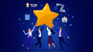 Team improving customer support performance