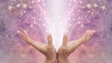 Light projecting from hands
