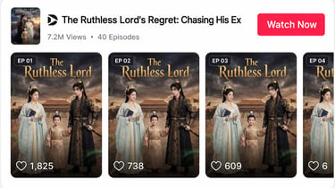 'The Ruthless Lord's Regret': 7.2M plays, authenticated via API campaign records.