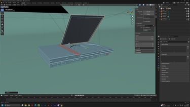 PS2 SLIM Blender 3D Tapa
