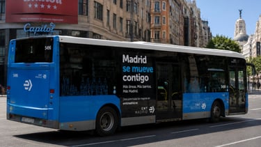 Publicidad en Autobuses Madrid Gran Vía Callao