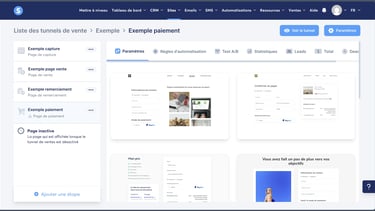 Templates des pages de paiement