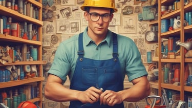 Barber shop scene with a barber styling a client's hair in a stylish, welcoming space