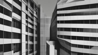 low angle view photography of a gray building