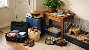 Nourrissage animalier, arrosage des plantes, vérification du domicile avec la pack vacances